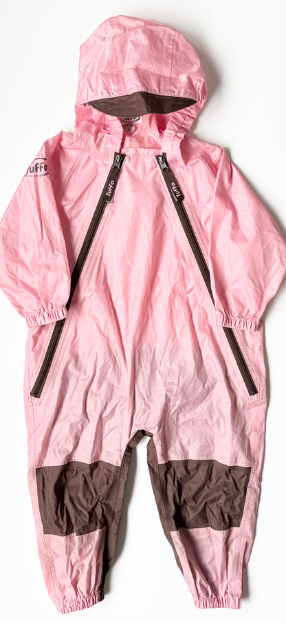 Tuffo Pink & Brown Detail Muddy Buddy Suit (3T)