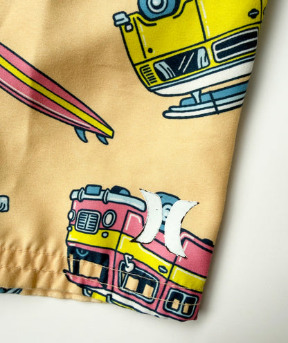 Hurley Yellow Surf Van Swim Trunks (2T)