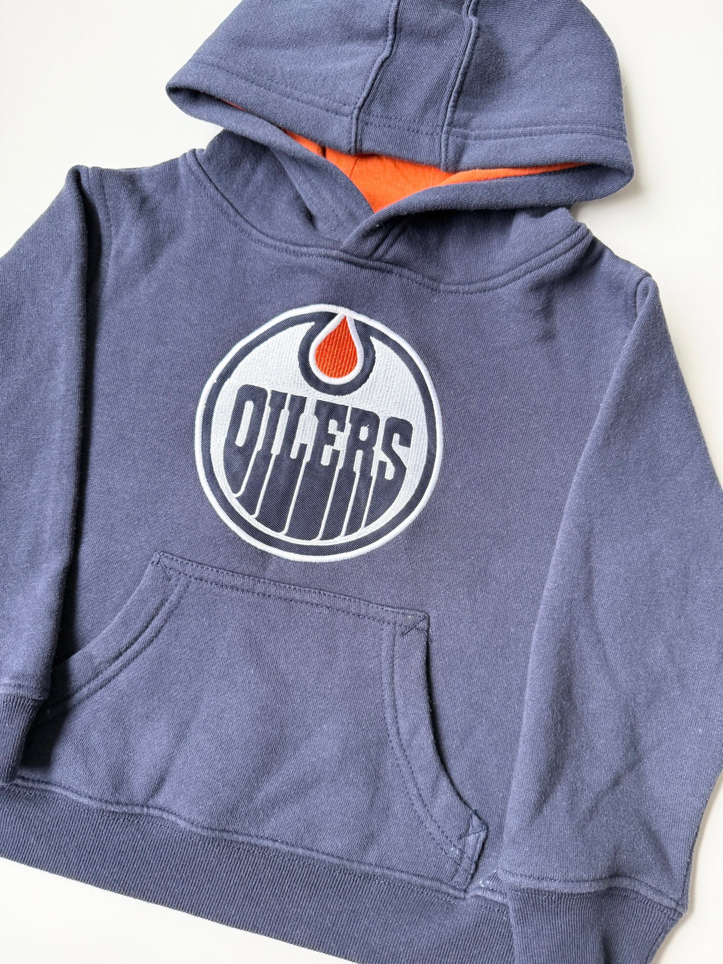Edmonton Oilers Navy Hockey Hoodie (4T)