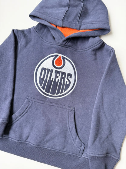 Edmonton Oilers Navy Hockey Hoodie (4T)