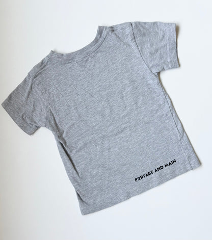 Portage & Main Grey “Babe” T-Shirt (5-6 Years)