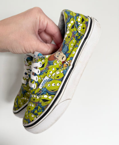 Vans x Disney Pixar Toy Story Green Aliens & Buzz Lace Up Sneakers (Kids 1)
