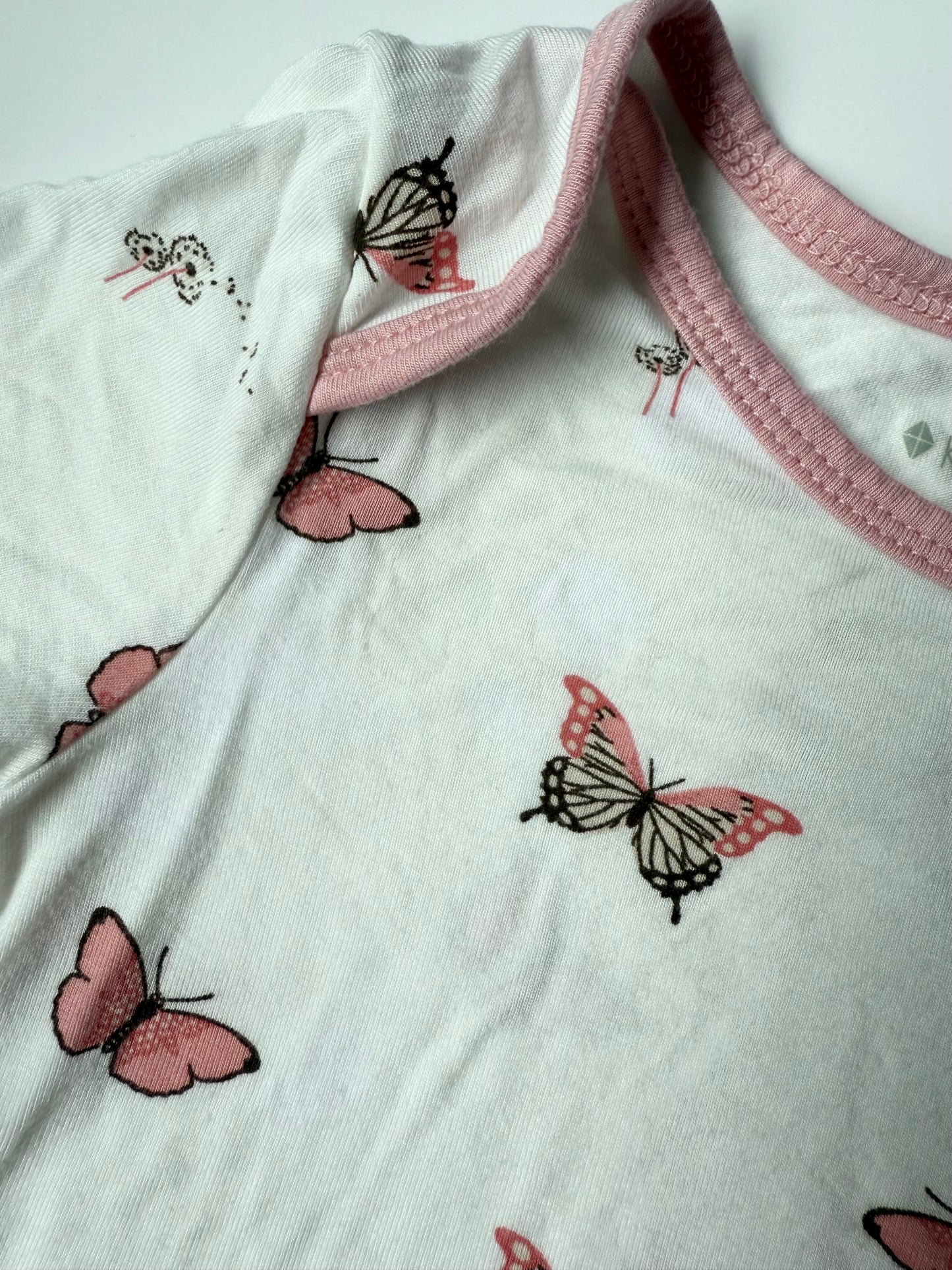 Kyte Butterfly Short Sleeve Bodysuit (18-24 Months)