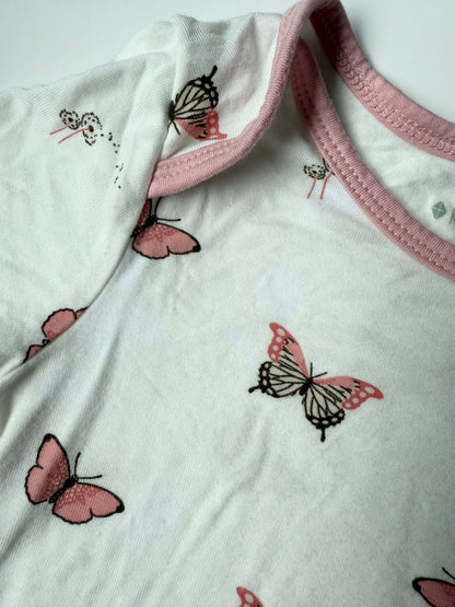 Kyte Butterfly Short Sleeve Bodysuit (18-24 Months)