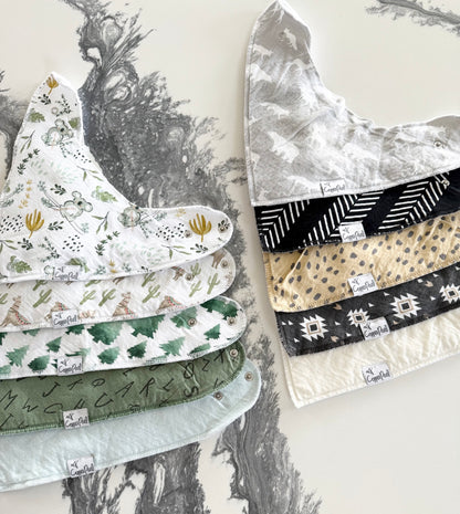 Copper Pearl Baby Bandana Drool Bibs