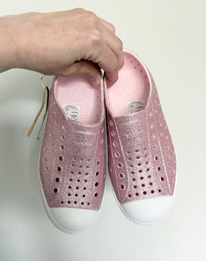 Native Pink Sparkle Jefferson Slip Ons (C13)