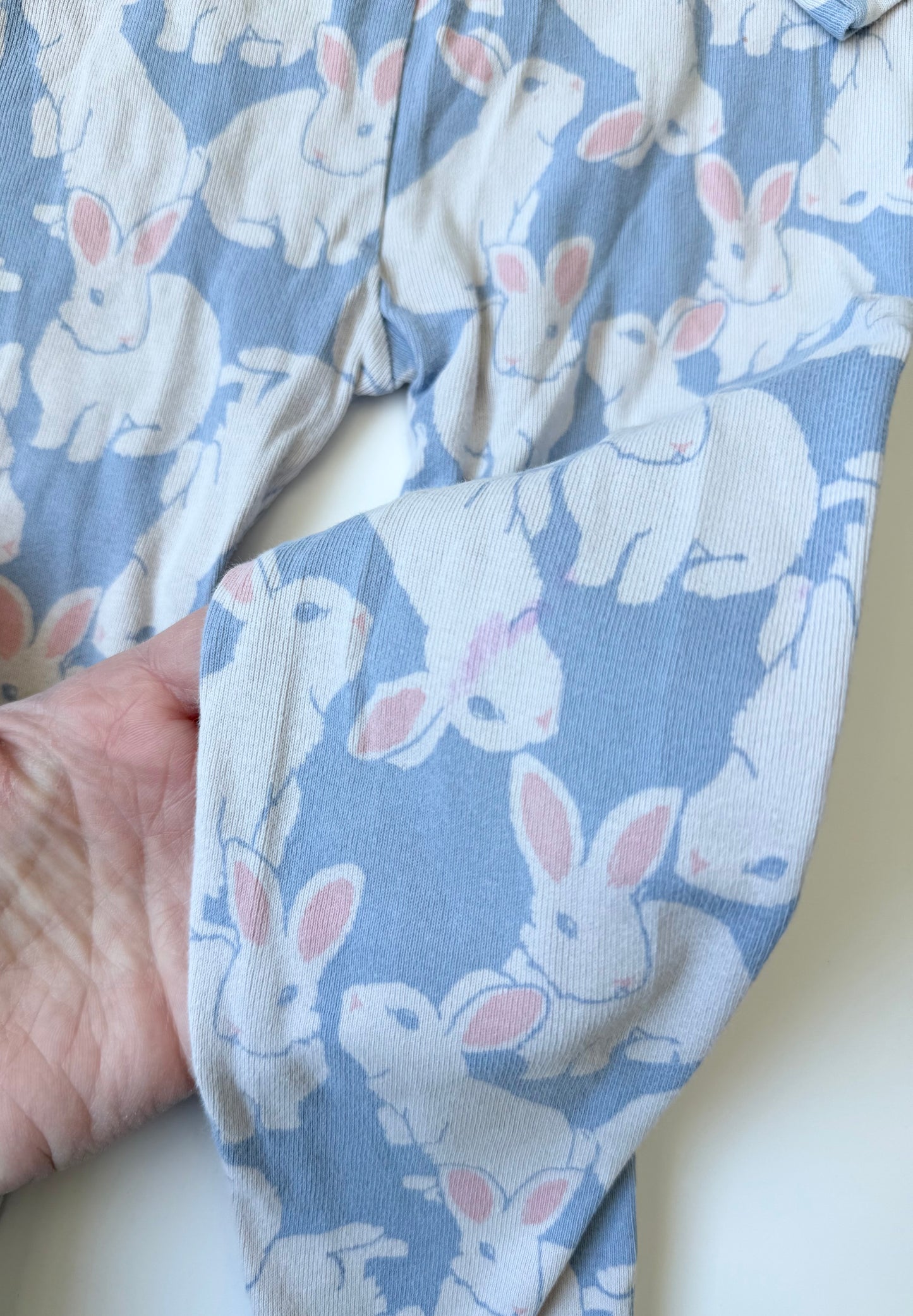 Baby Gap Light Blue Bunny Two Piece PJ Set (3 Years)