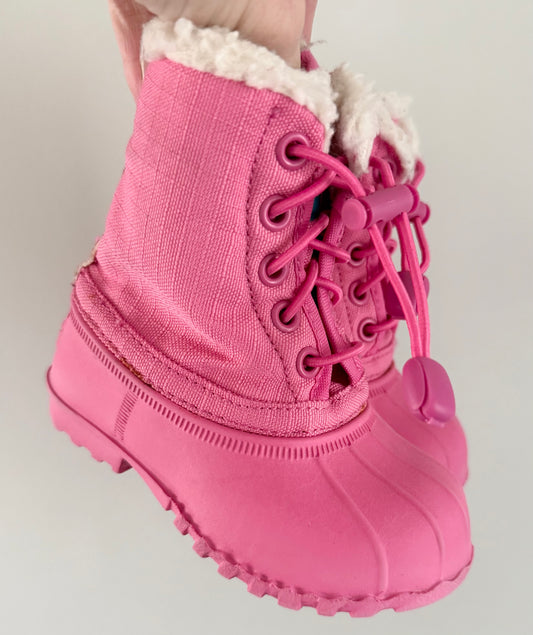 Native Jimmy Child Hollywood Pink Winter Boots (C5)