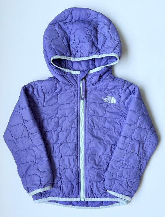 The North Face Light Purple Puffer Thermoball Fall Jacket (3T)