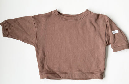 Kindly Brown Coordinates Sweater (1T)