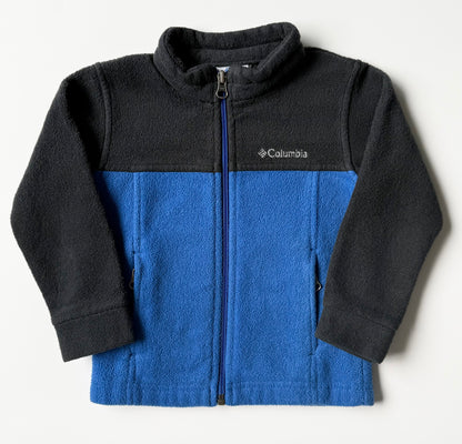 Columbia Black & Blue Fleece Zip Up (3T)