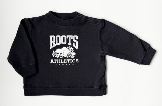 Vintage Roots Athletics Black Sweater (18-24 Months)