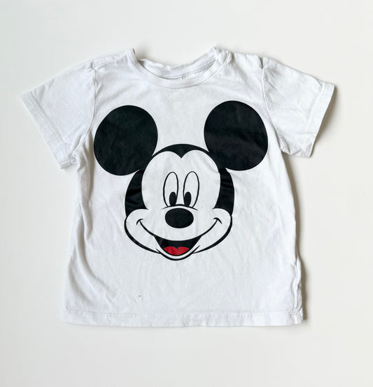 H&M Disney White Mickey T-Shirt (18-24 Months)