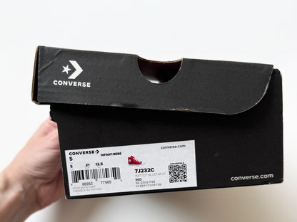 Converse Red High Top Lace Up Sneakers (5)