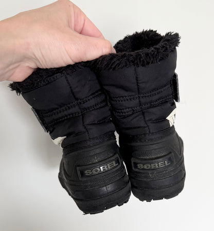 Sorel Black Snow Commander Winter Boots (6)