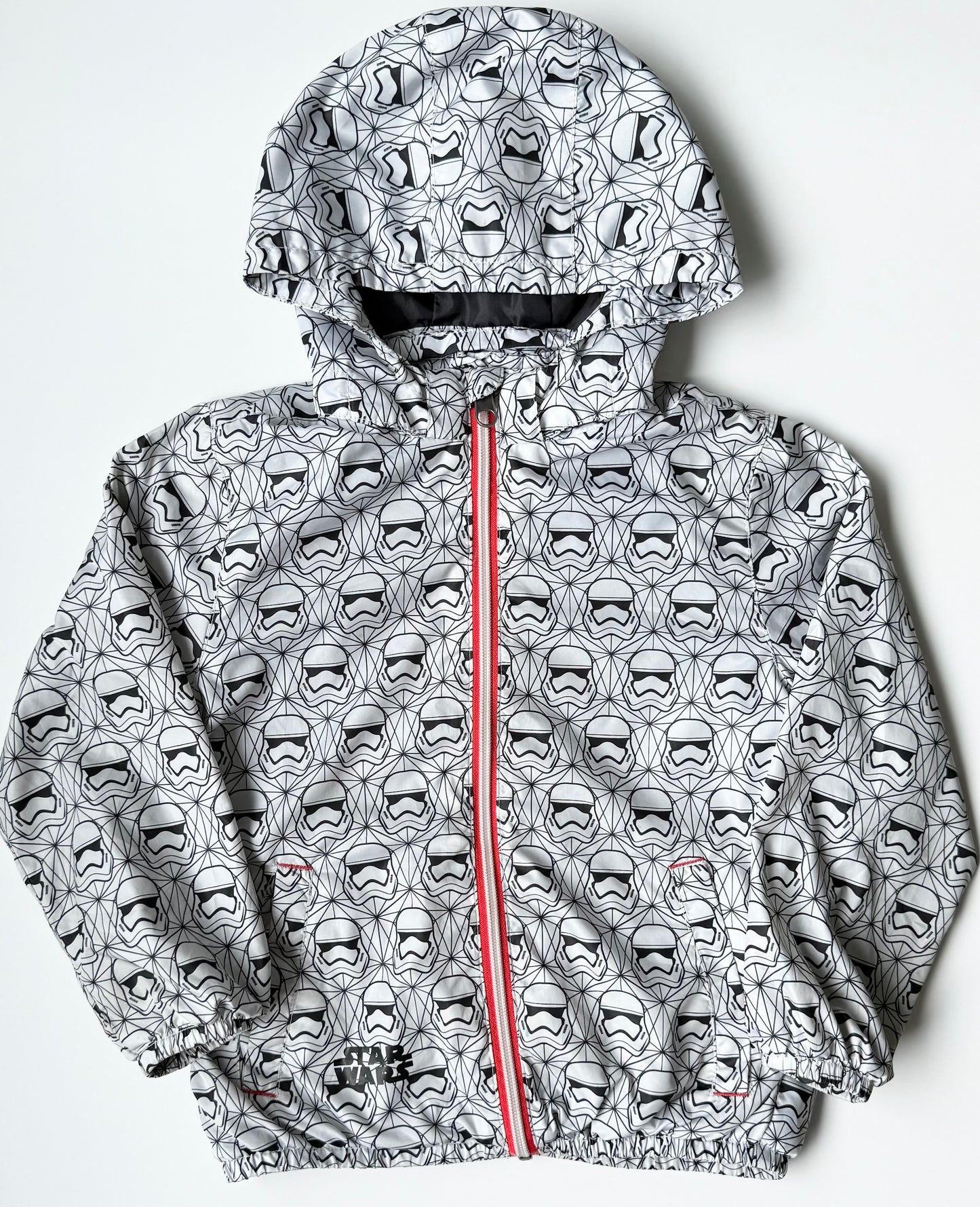 H&M x Star Wars Black & White Storm Troopers Windbreaker (4-6 Years)