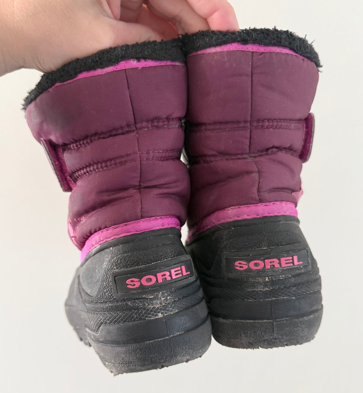 Sorel Pink/Purple Snow Commander Winter Boots (11)