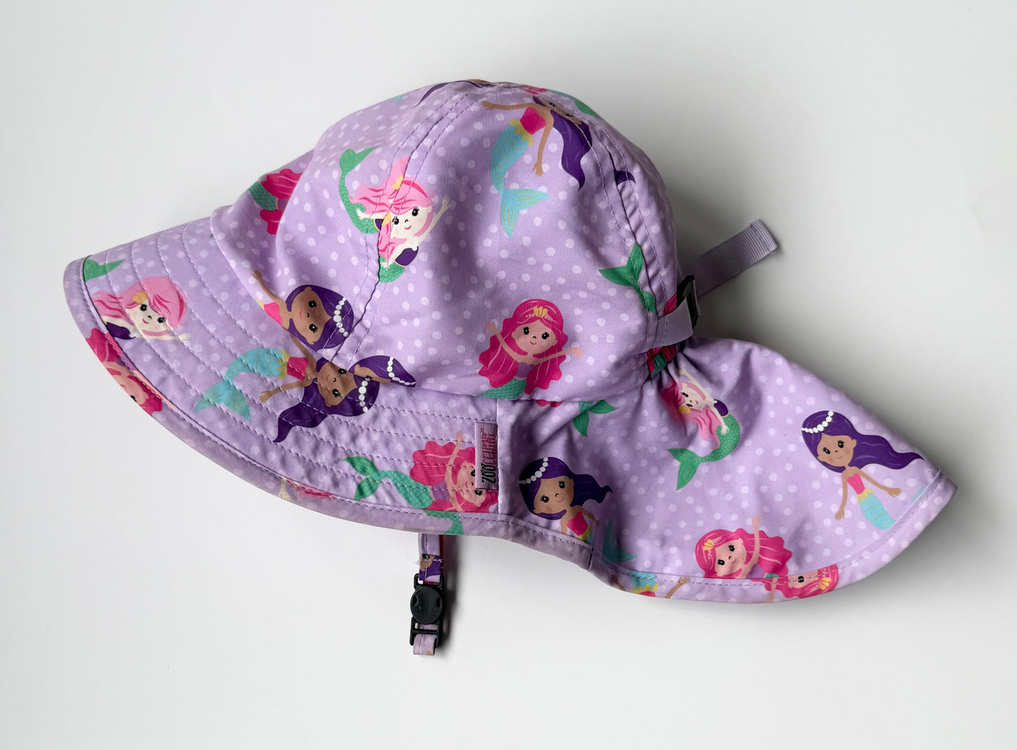 Zoocchini Purple Mermaids Sun Hat (6-24 Months)