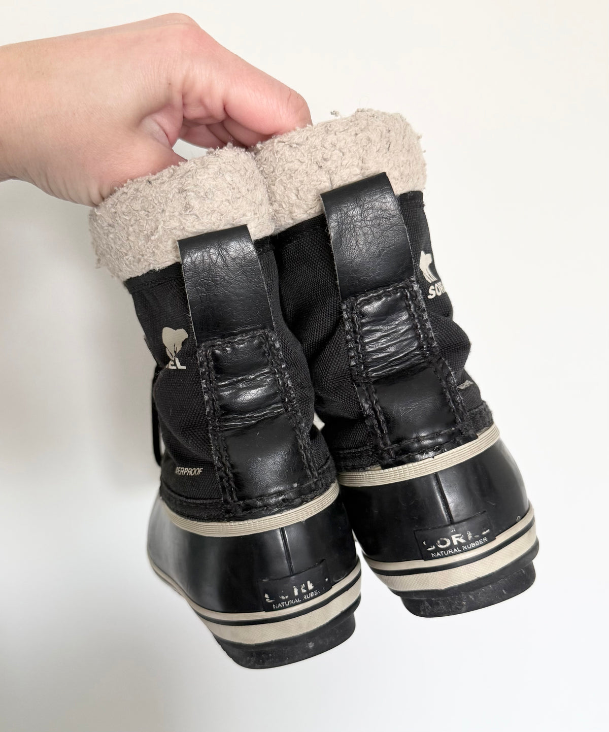 Sorel Yoot Pac Black Nylon Winter Boots (12)