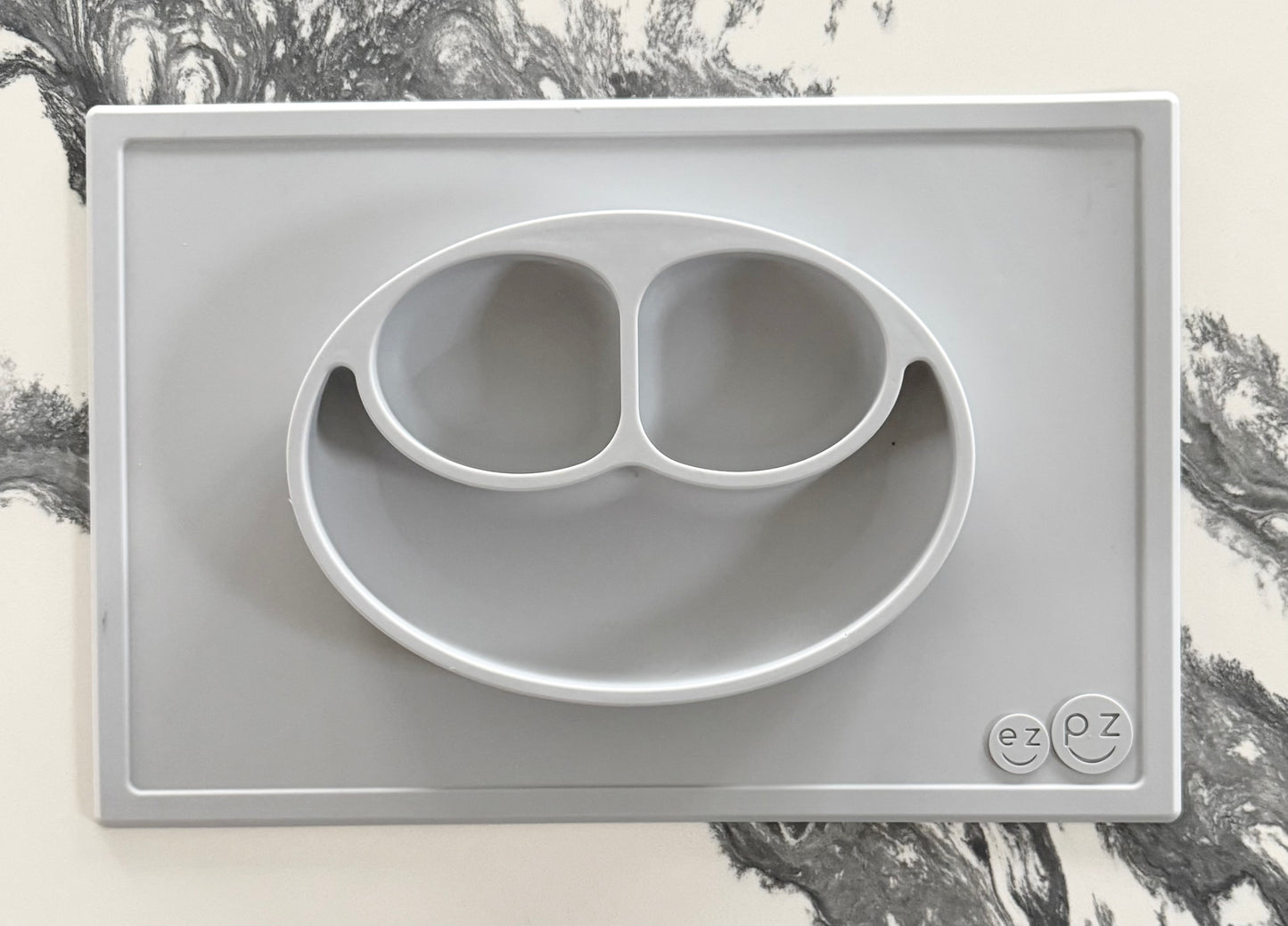 EzPz Happy Mat Suction Plate in Cream