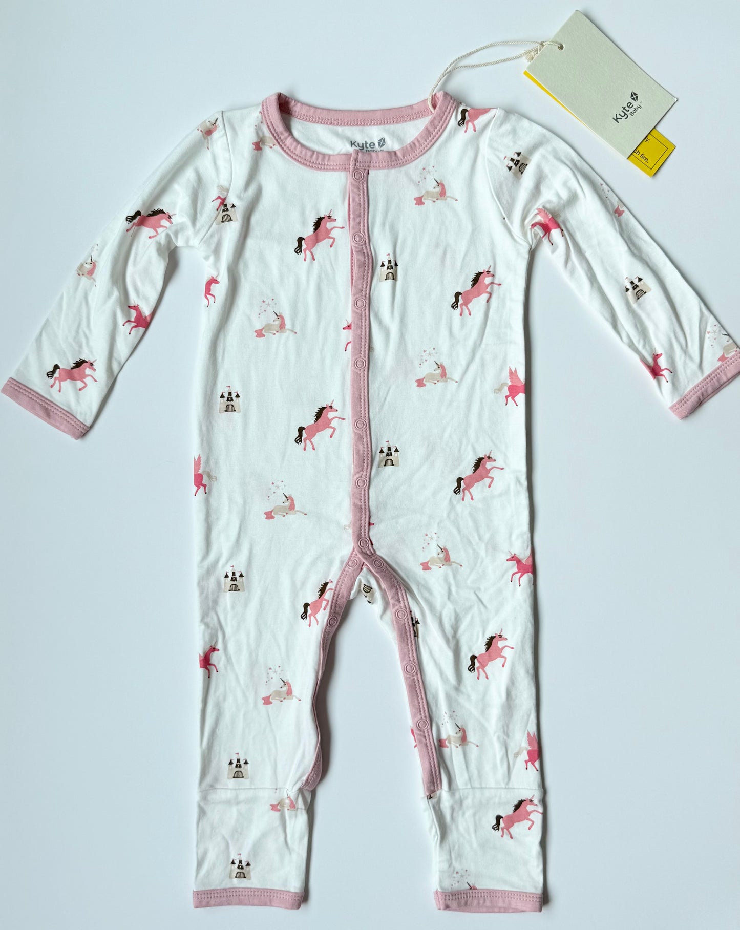 Kyte Unicorn Snap Romper - New (12-18 Months)