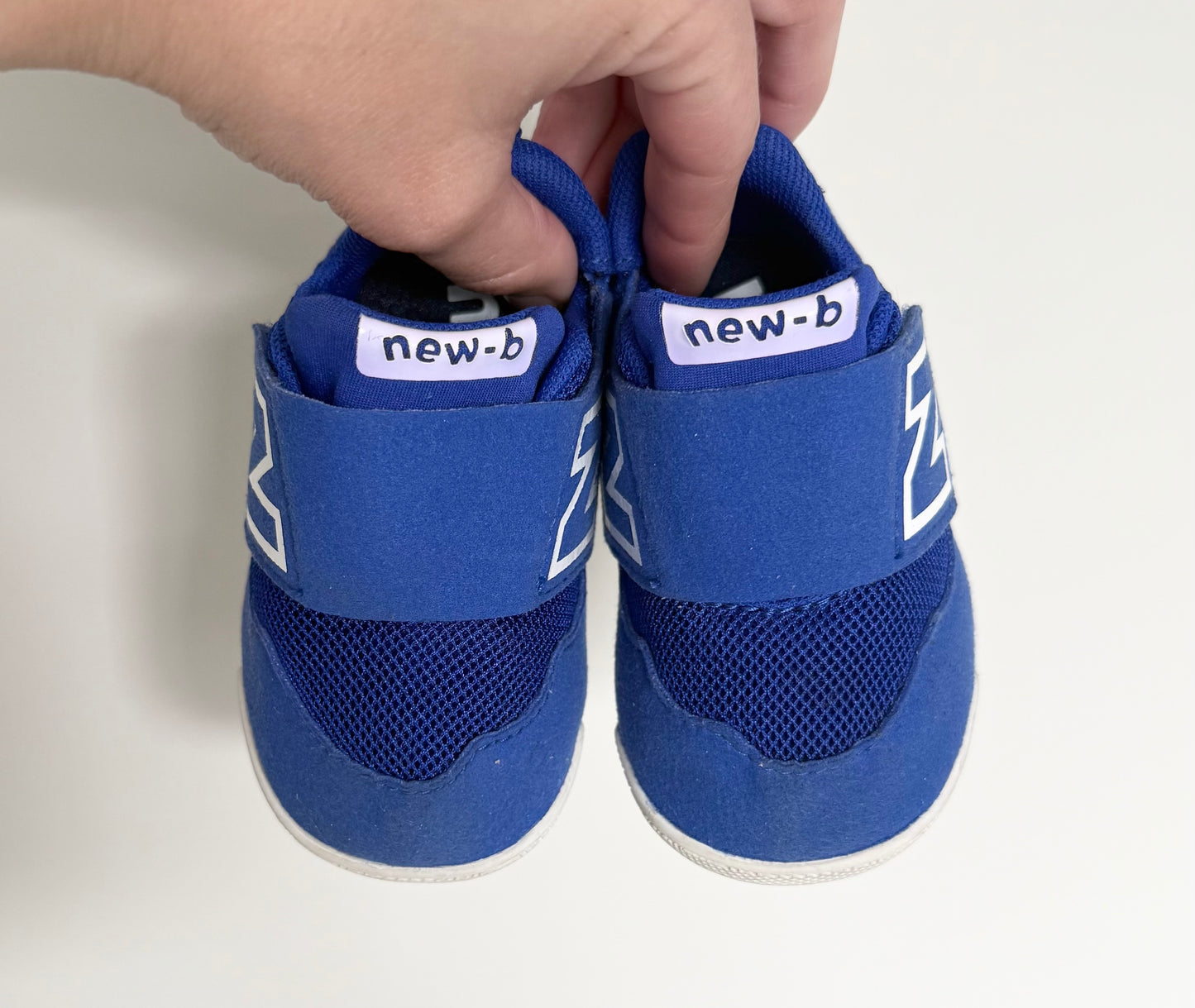 New Balance New-B Hook & Loop Bright Blue Velcro Sneakers (3)