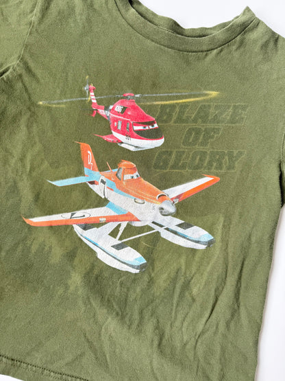 Disney Planes Green “Blaze of Glory” T-Shirt (5/6 Years)