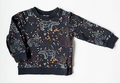Deux Par Deux Navy Constellation Animals Sweater (3T)