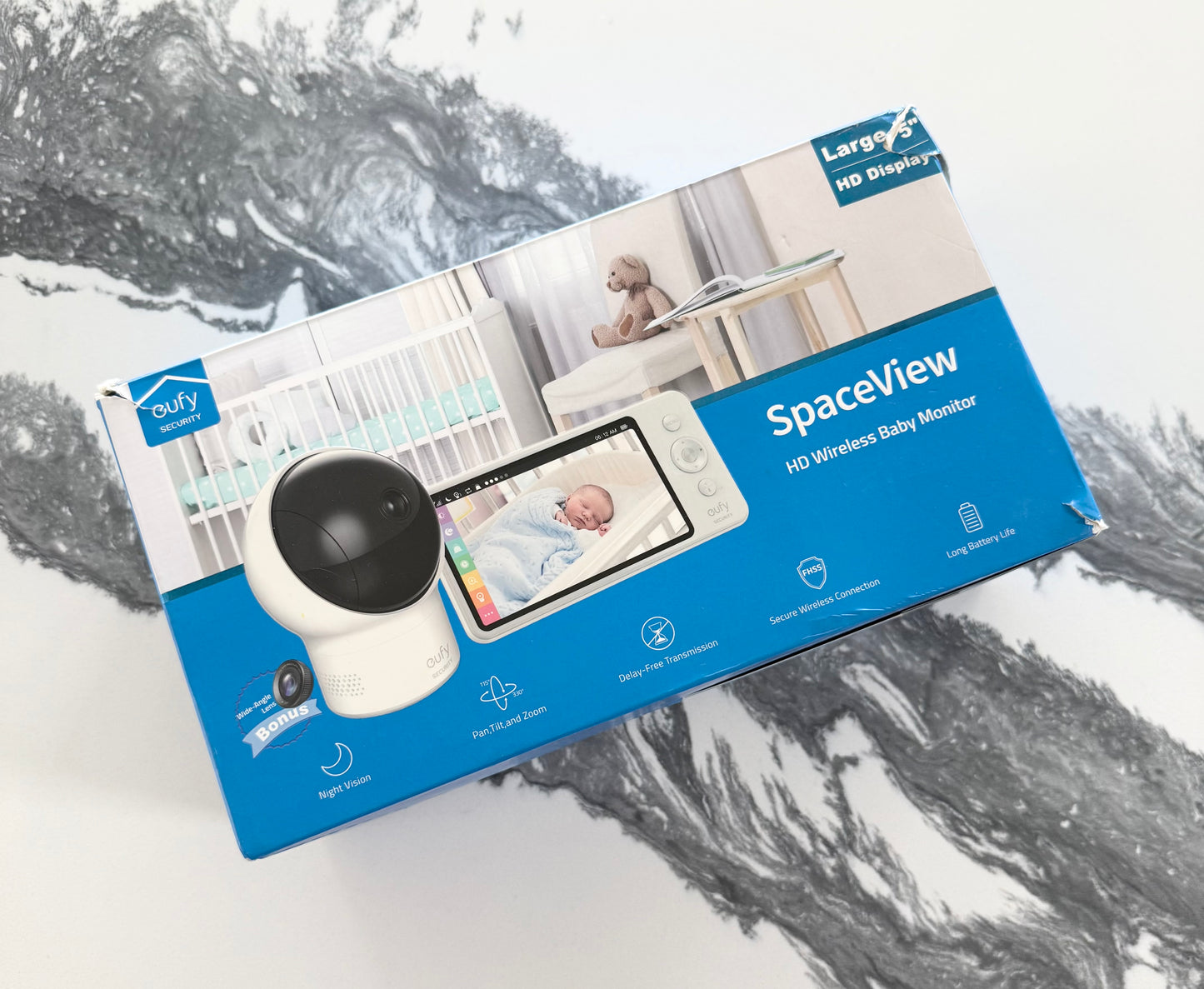 Eufy Security Space View HD Wireless Baby Monitor