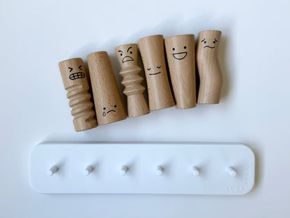 Lovevery Wooden Emotion Dolls