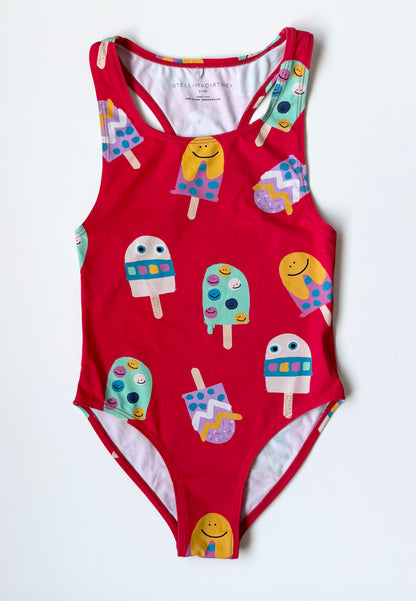 Stella McCartney Bright Red Popsicles One Piece Swimsuit (6 Years)