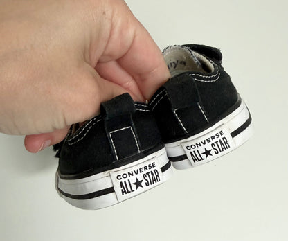 Converse Black Velcro Sneakers (4)