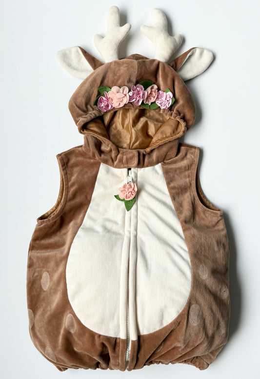 Going Wild Brown Floral Deer Costume (18 Months)