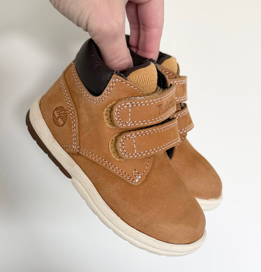 Timberland Light Brown Velcro High Top Track Boot (6)