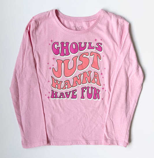 Children’s Place Pink “Ghouls Just Wanna Have Fun” Long Sleeve (5/6 Years)
