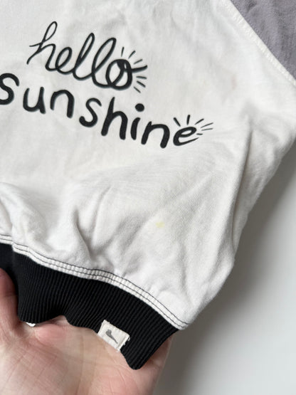 Turtledove London Color Block “Hello Sunshine” Sweater (1/2 Years)