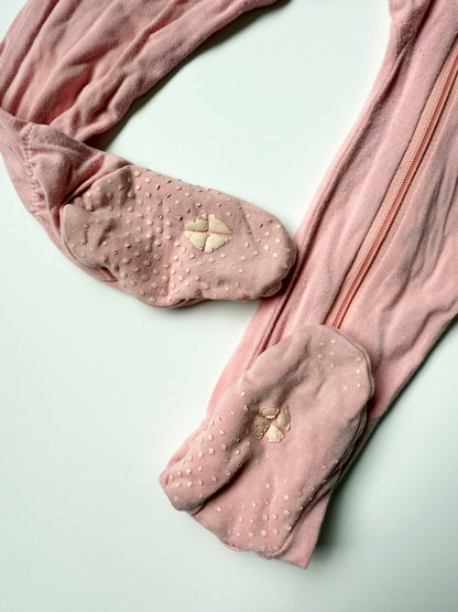 Kyte Peony Zipper Footie Sleeper (18-24 Months)