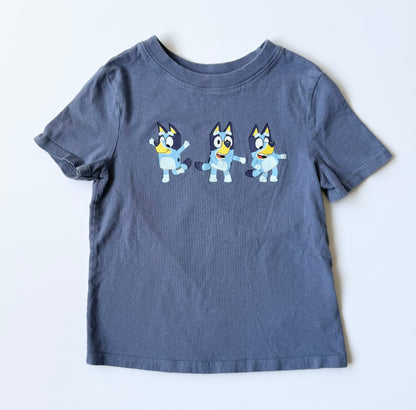 Bluey Blue Dancing T-Shirt (4T)