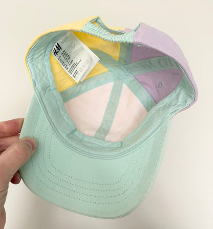 H&M Pastel Color Blocking “Tiny But Mighty” Ball Cap (6-12 Months)