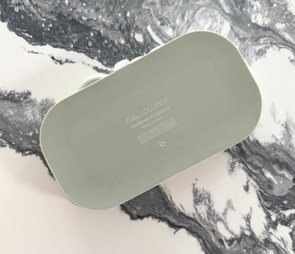 Loulou Lollipop Aly Alligator Green Suction Snack Plate