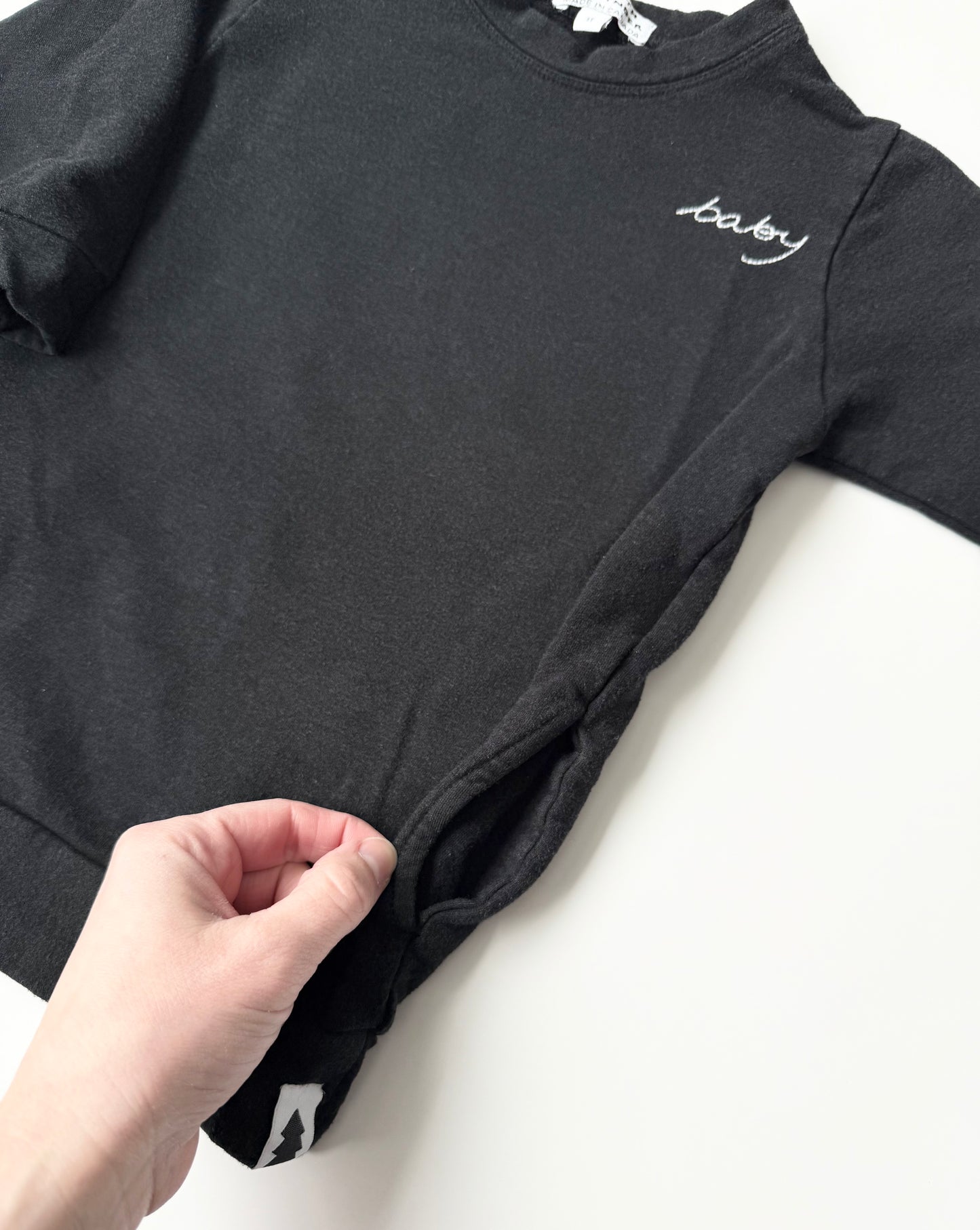 North Kinder Black “Baby” Sweater Dress (1T)