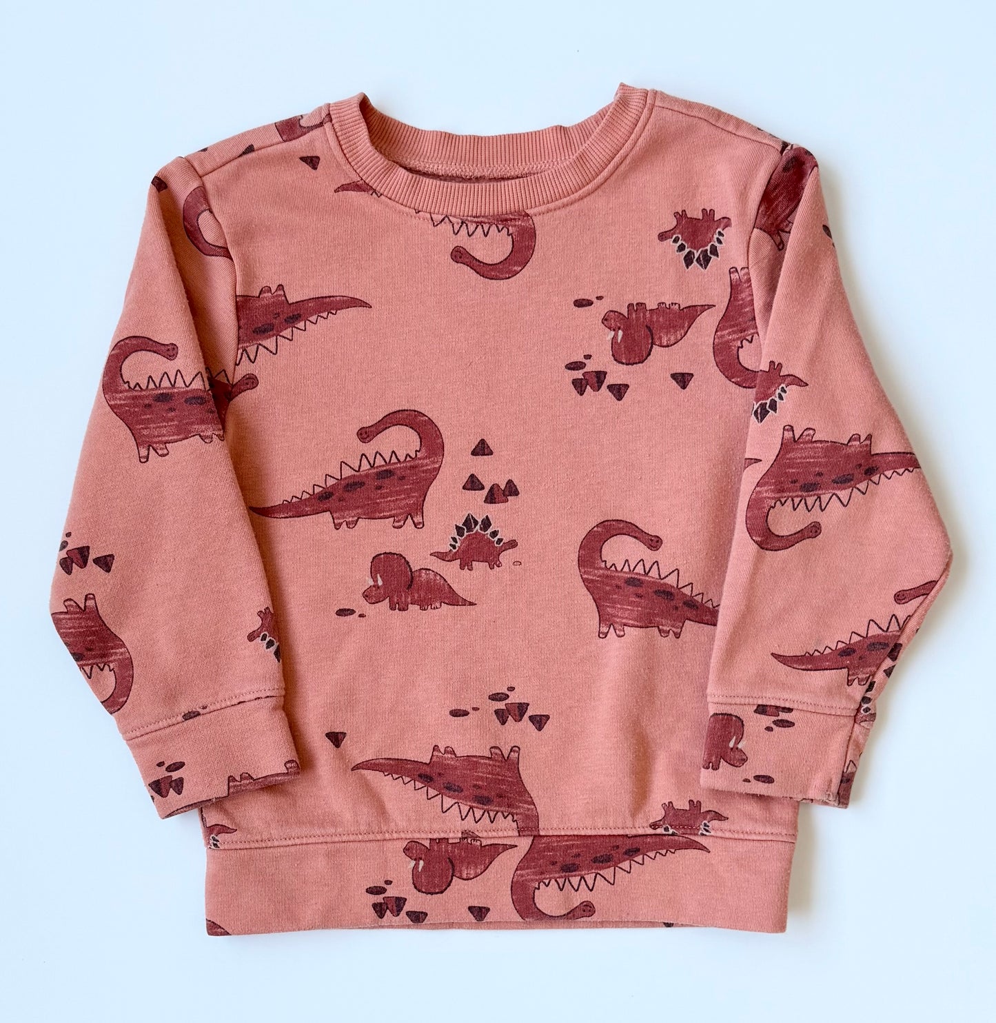 Old Navy Orange Dinosaur Sweater & Pants Set (3T)