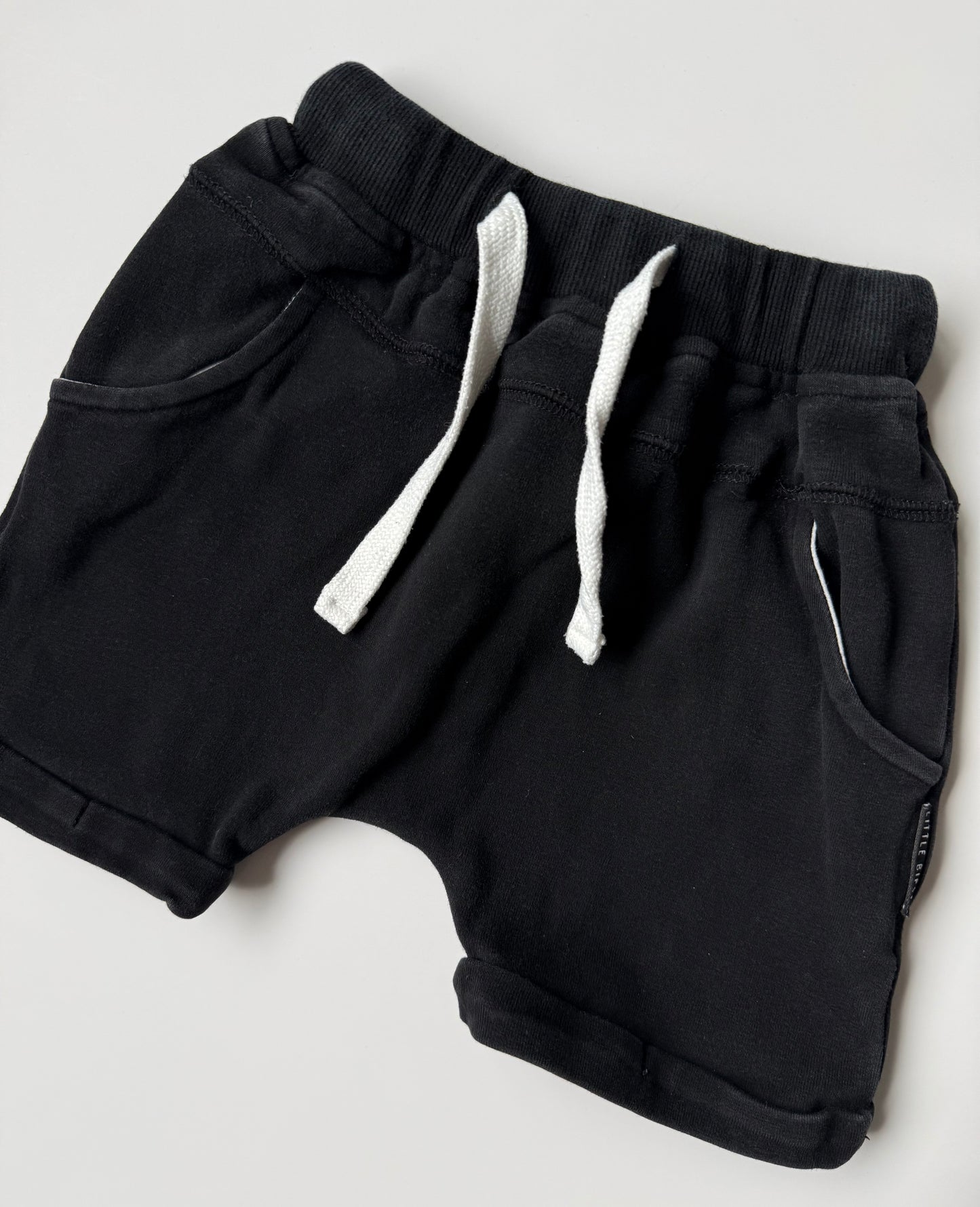 Little Bipsy Black Shorts (2T-3T)