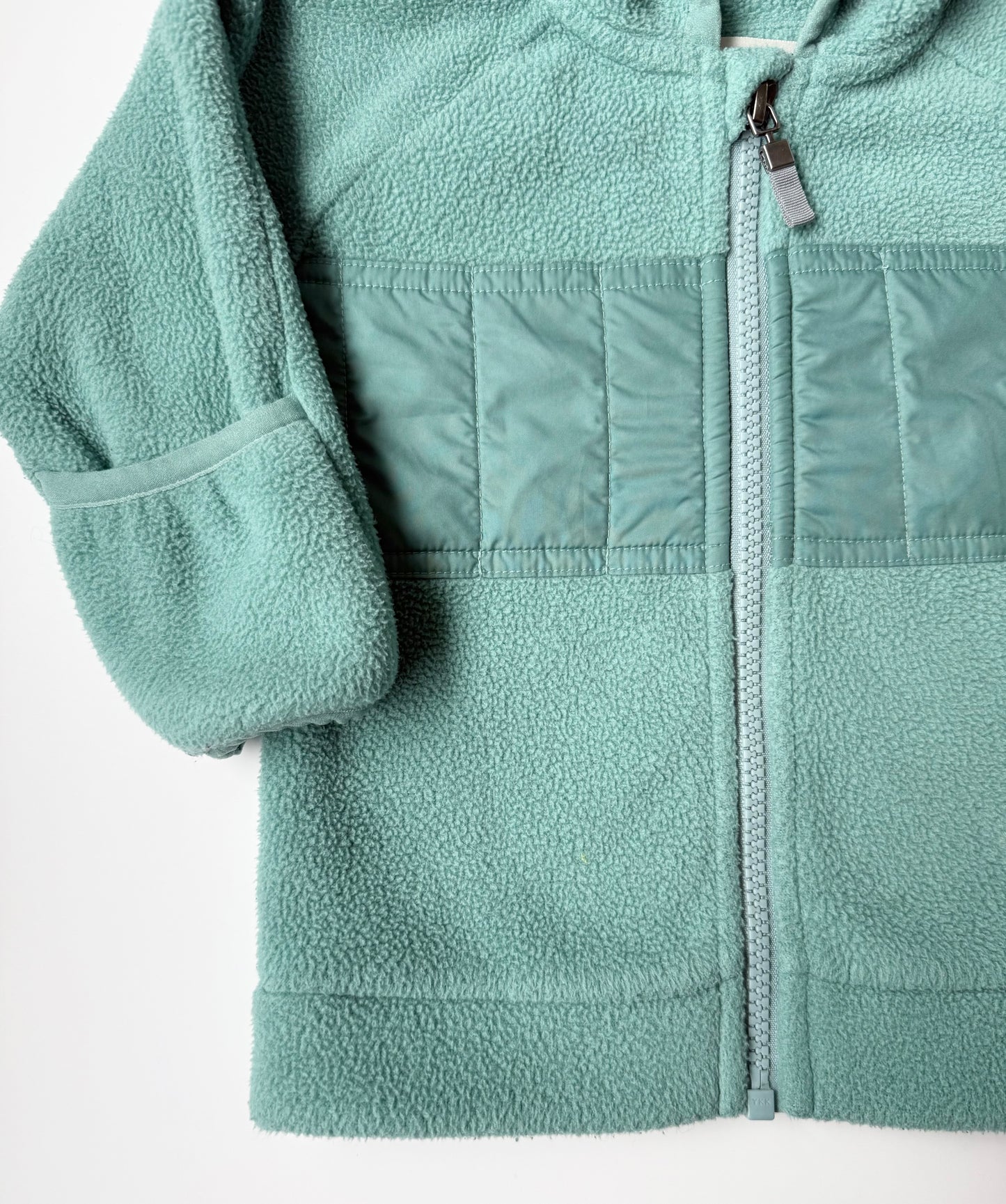 MEC Seafoam Green Hooded Fleece Zip Up (6 Months)