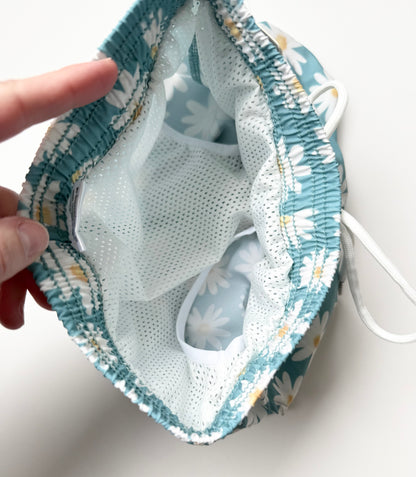 Current Tyed “The Chloe” Blue Daisy Swim Trunks - New (2/3 Years)