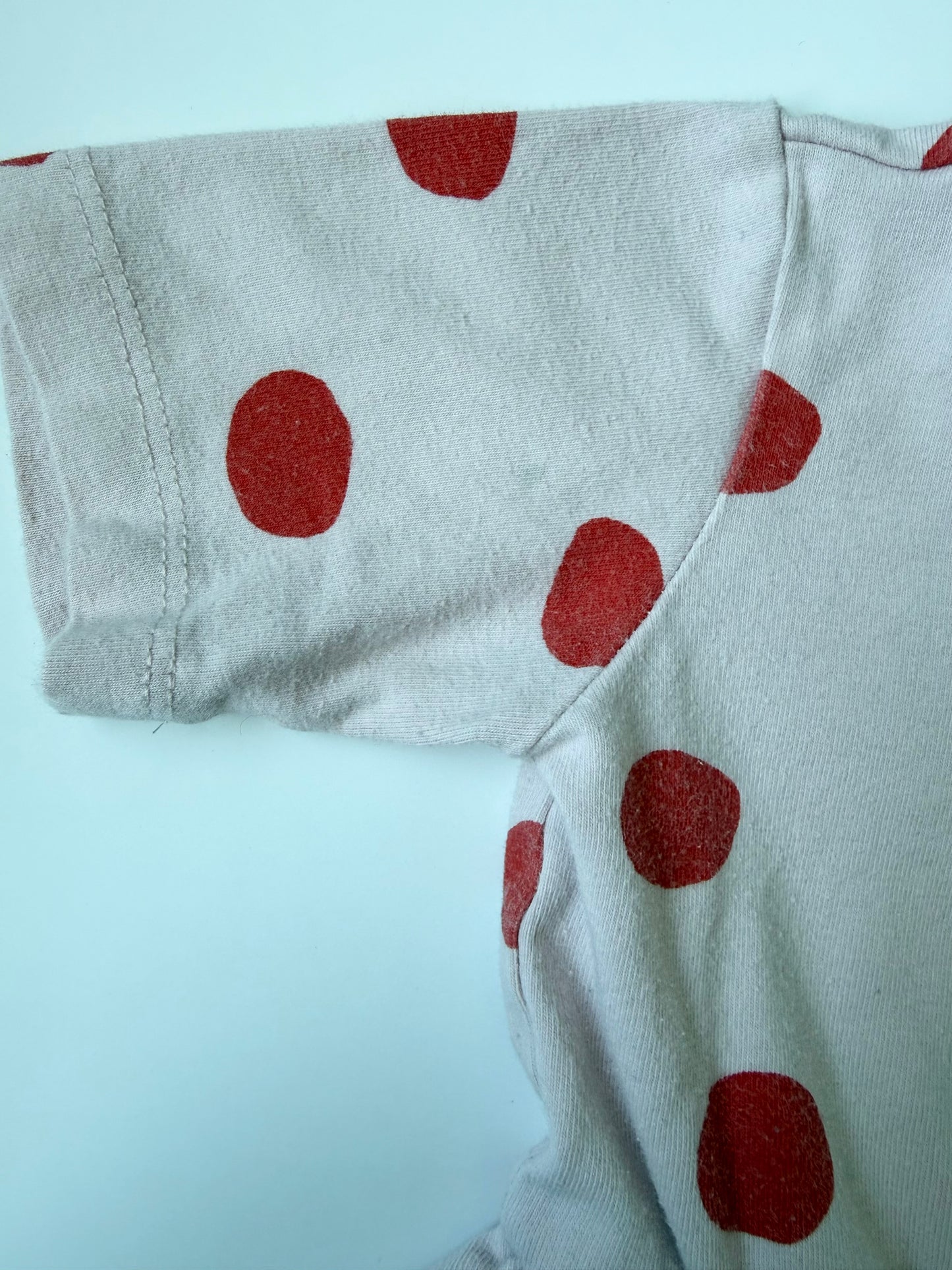 Alice + Ames Light Pink & Red Polkadot Short Sleeve Ballet Twirl Dress (3T)