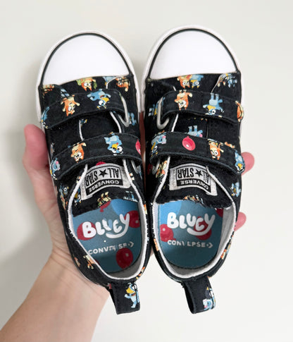 Converse x Bluey Black AOP Velcro Sneakers (9)