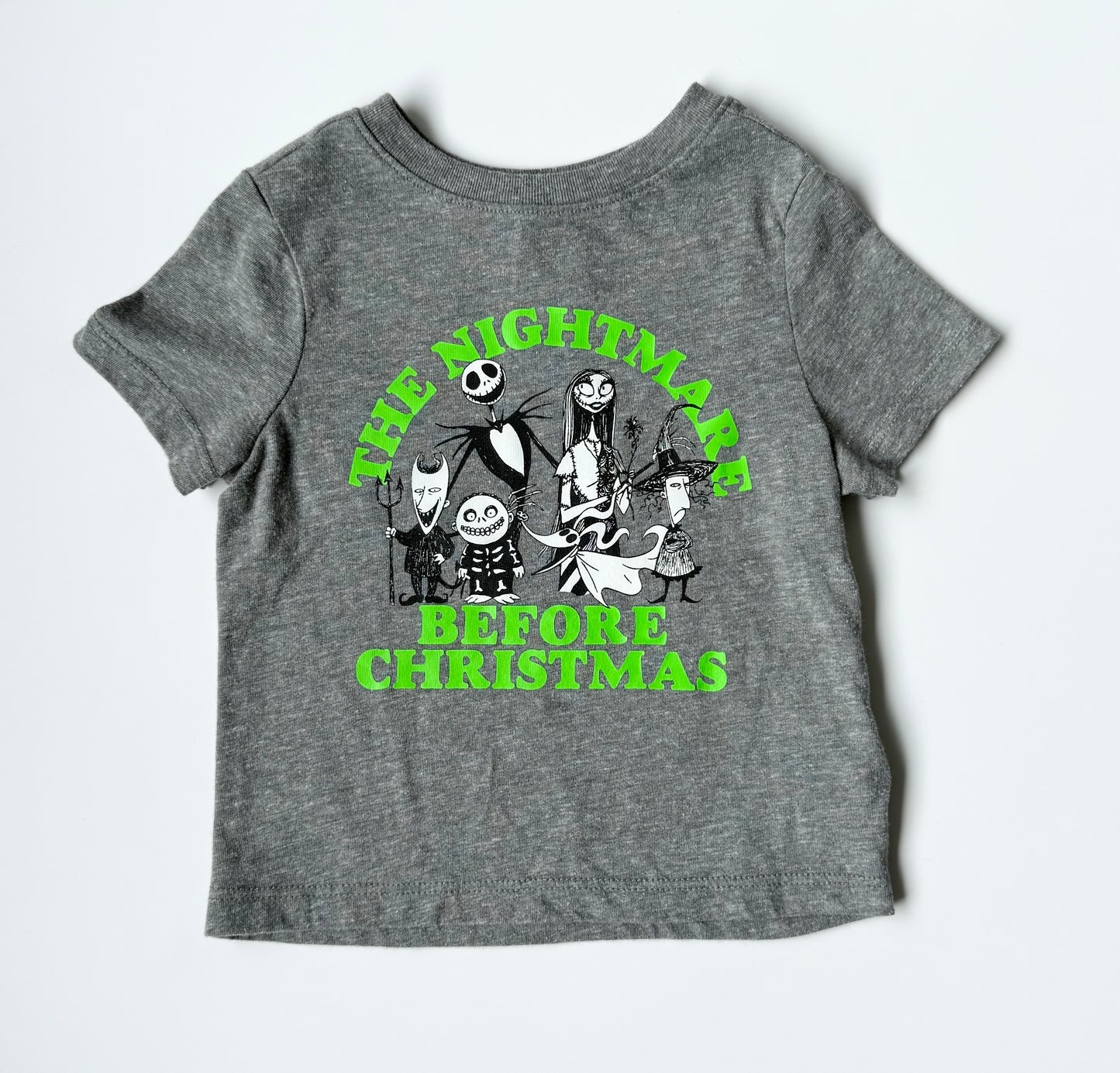 Old Navy x Disney The Nightmare Before Christmas Grey T-Shirt (12-18 Months)