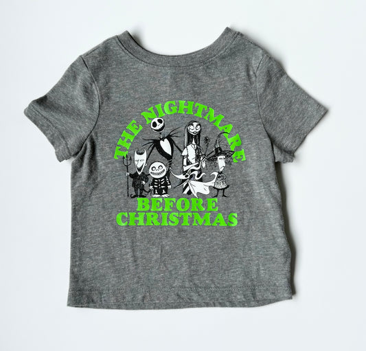 Old Navy x Disney The Nightmare Before Christmas Grey T-Shirt (12-18 Months)
