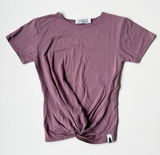 North Kinder Purple Knot Front T-Shirt (5/6 Years)